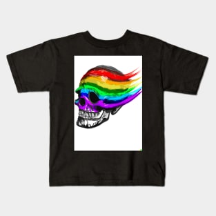 Rainbow Skull Kids T-Shirt